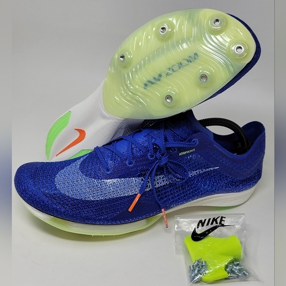 Nike Air Zoom Victory Racer Blue Track & Field Spikes Men Size 14 CD4385-400 New - Picture 1 of 11
